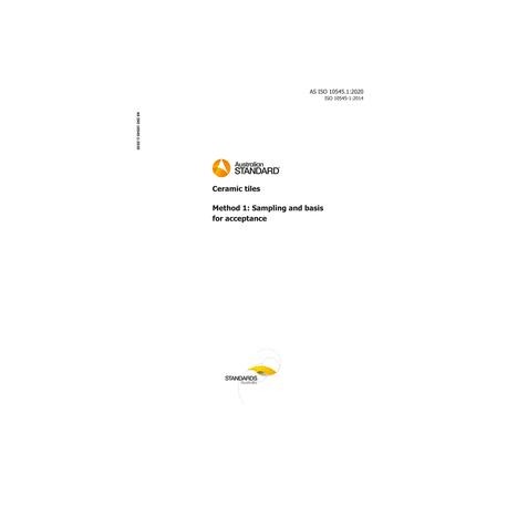 AS ISO 10545.1:2020